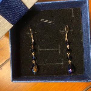 10k gold Iridescent Dangling Earrings